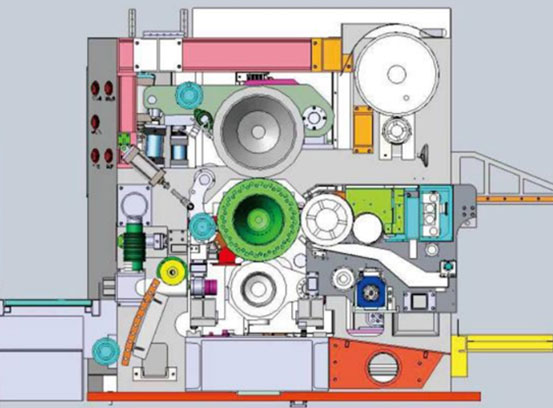 Negative Pressure Single Facer: Technical Layout