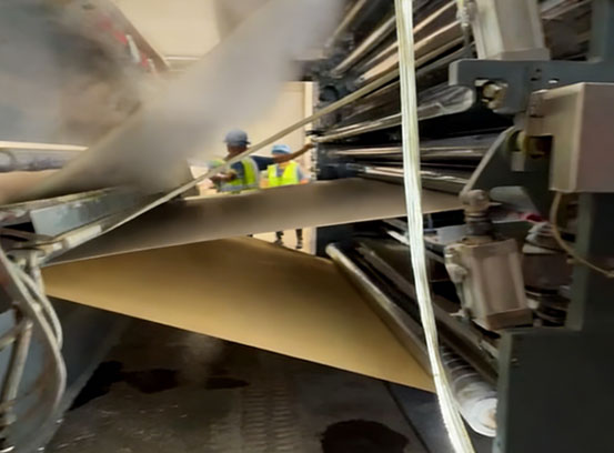 Glue Machine in Operation